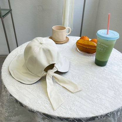 Bow Plain Sun Hat
