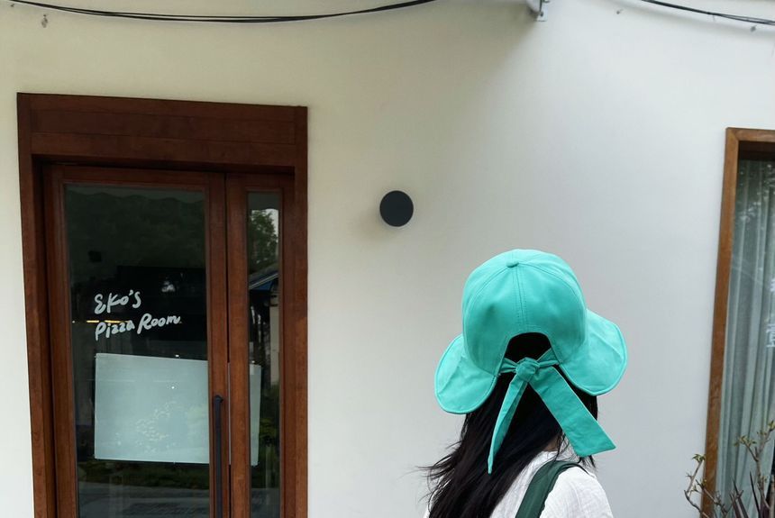 Bow Plain Sun Hat