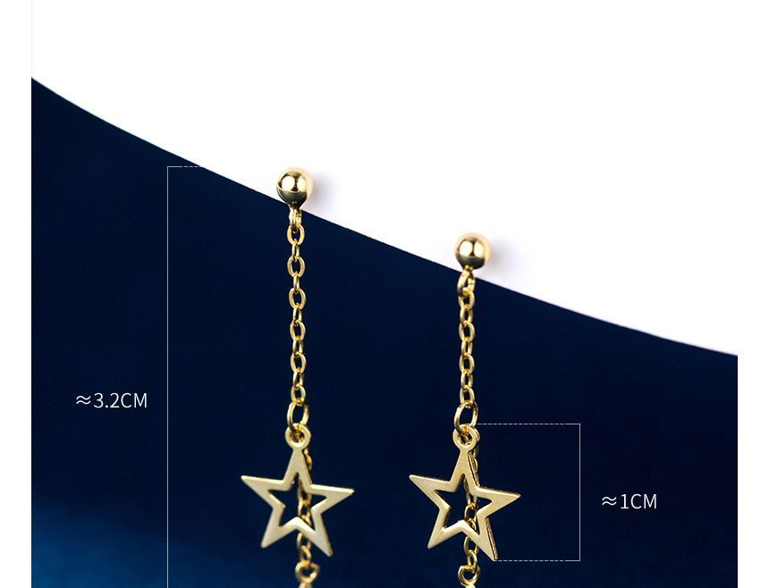 Star Pendant Sterling Silver Necklace