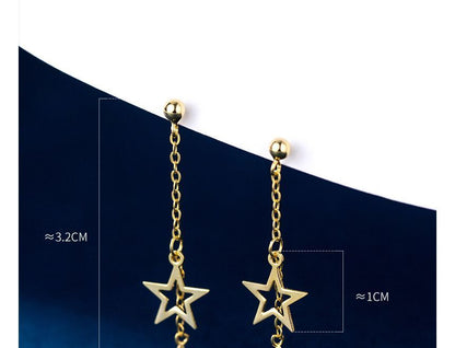 Star Pendant Sterling Silver Necklace