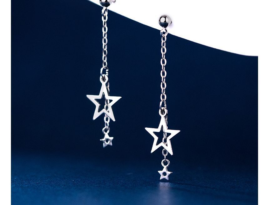 Star Pendant Sterling Silver Necklace