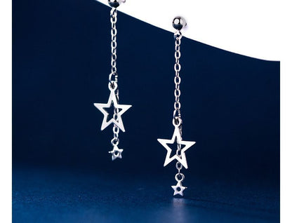 Star Pendant Sterling Silver Necklace