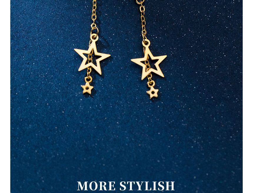 Star Pendant Sterling Silver Necklace