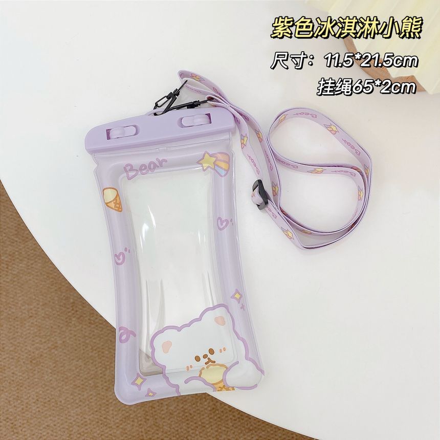 Print  Waterproof Phone Pouch (various designs) / Set