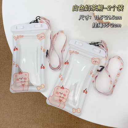 Print  Waterproof Phone Pouch (various designs) / Set