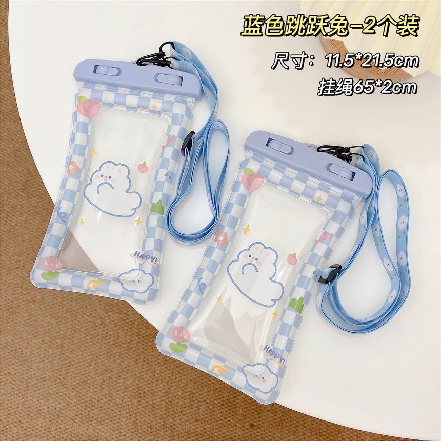 Print  Waterproof Phone Pouch (various designs) / Set