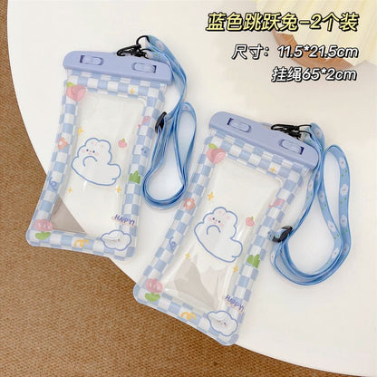 Print  Waterproof Phone Pouch (various designs) / Set