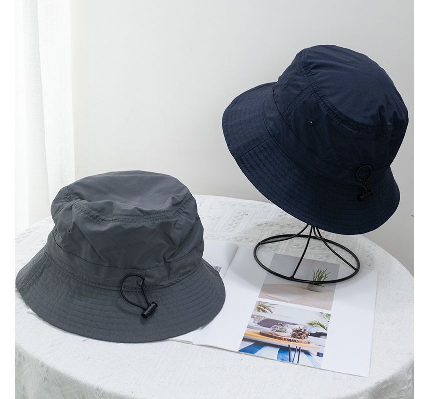 Drawstring Bucket Hat