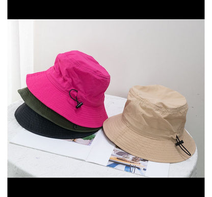 Drawstring Bucket Hat