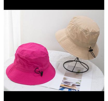 Drawstring Bucket Hat