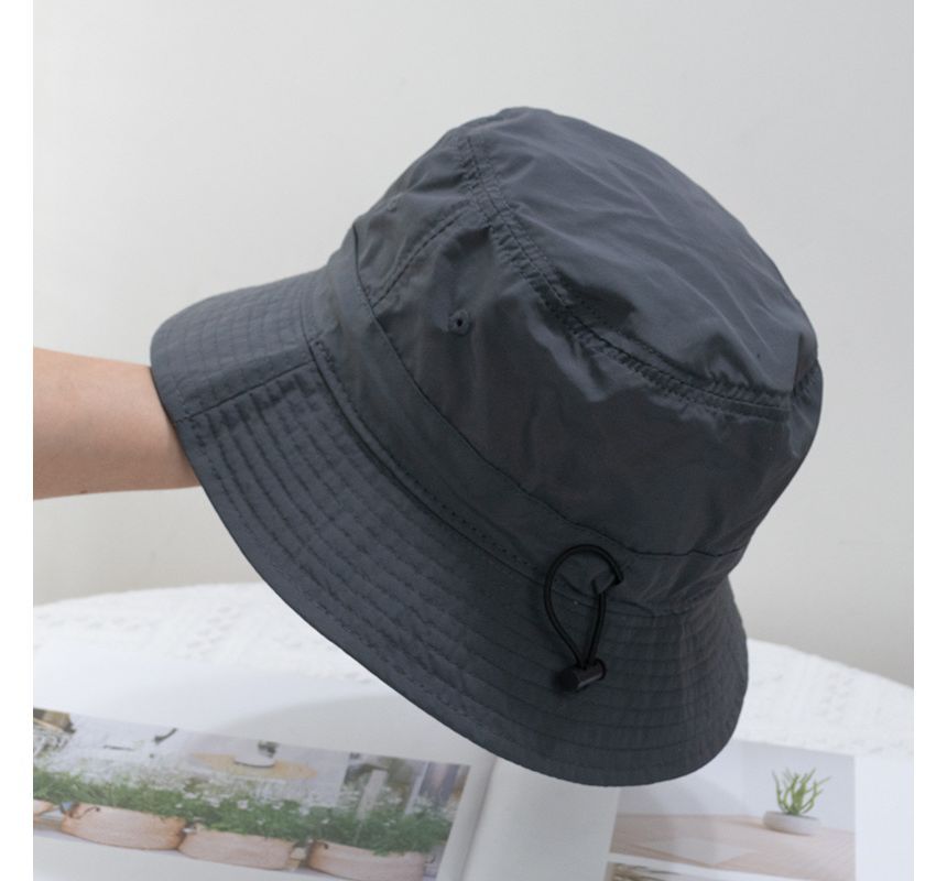 Drawstring Bucket Hat