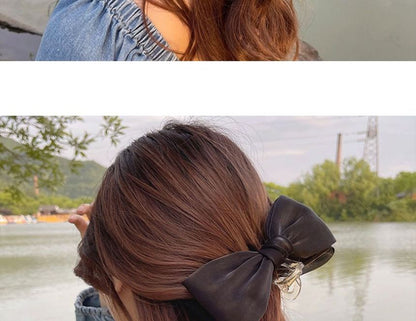 Mesh Bow Hair Claw