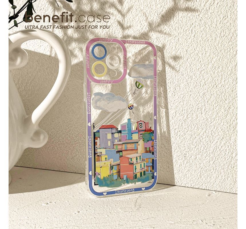 City Print Transparent Phone Case