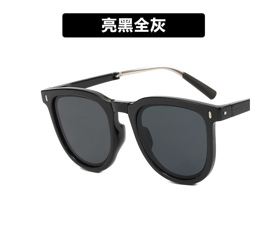 Retro Foldable Sunglasses / Sunglass Case