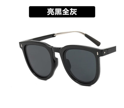 Retro Foldable Sunglasses / Sunglass Case