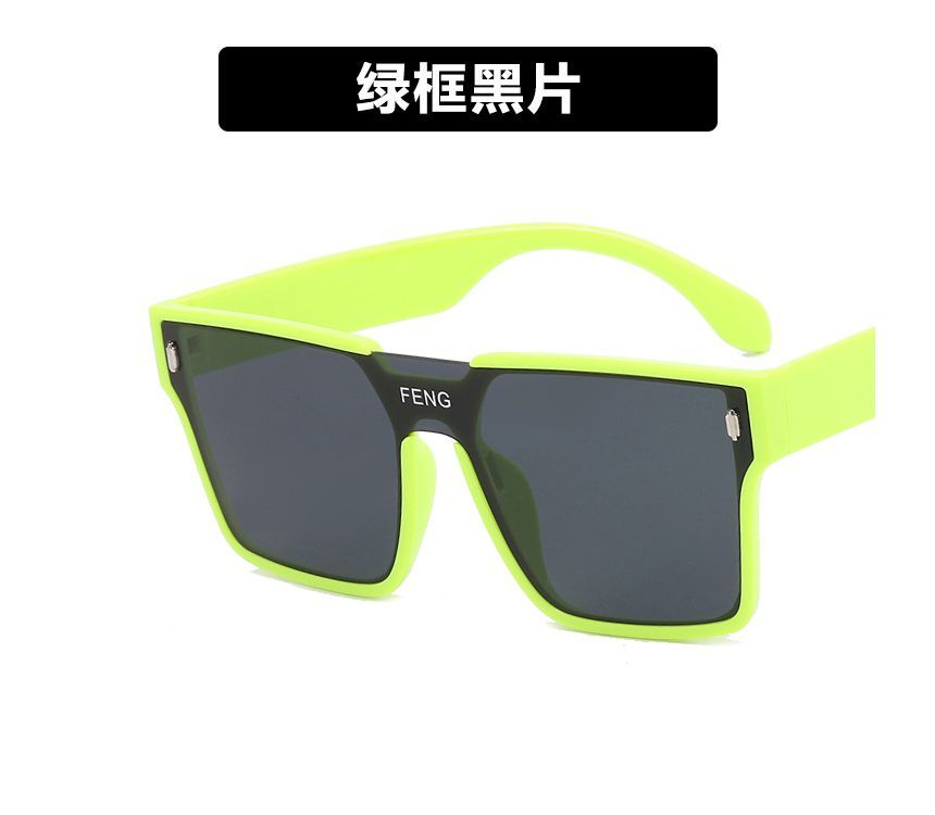 Lettering Retro Sunglasses