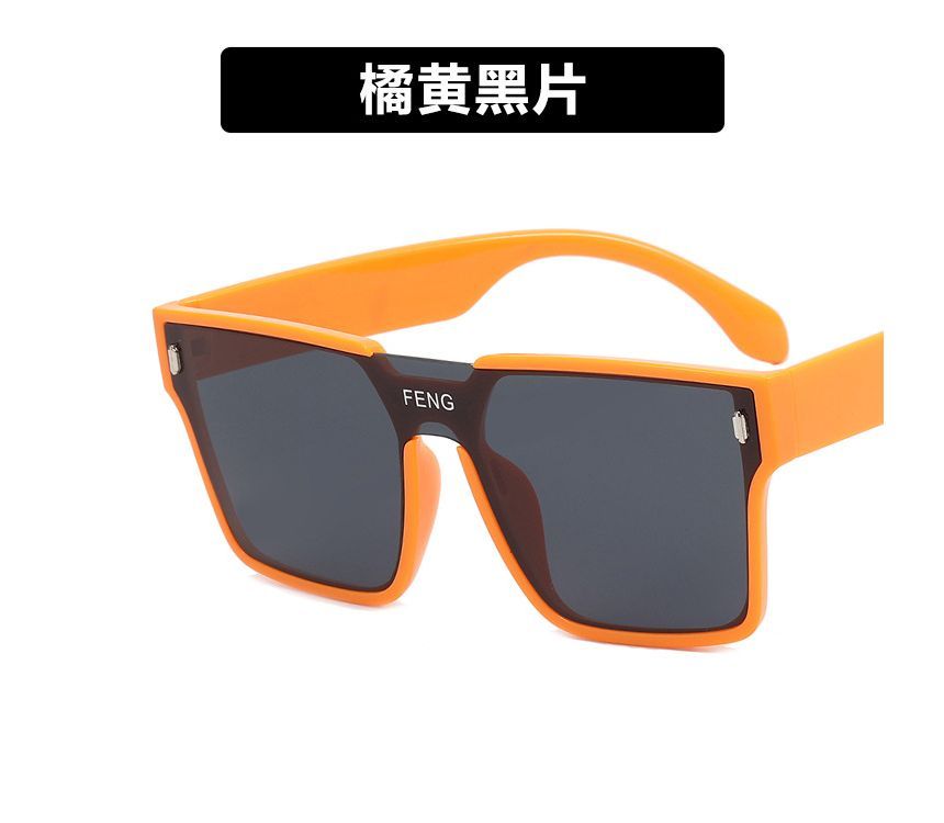Lettering Retro Sunglasses