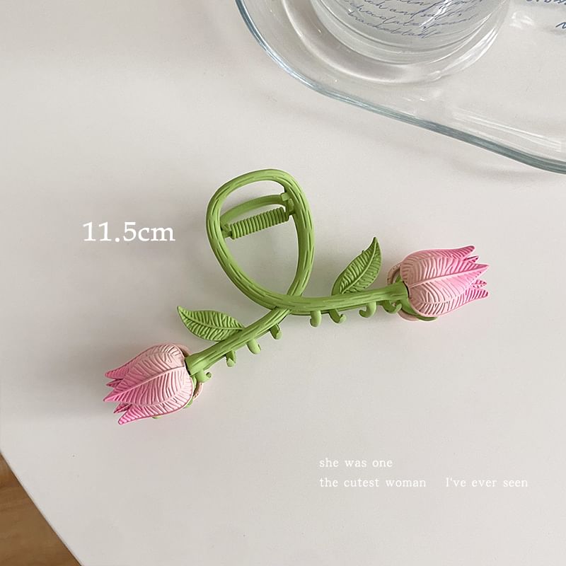 Floral Hair Claw / Hair Clip