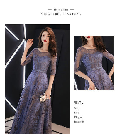 / Cocktail Gown Dress Evening A-Line Mesh