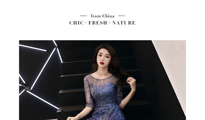 / Cocktail Gown Dress Evening A-Line Mesh