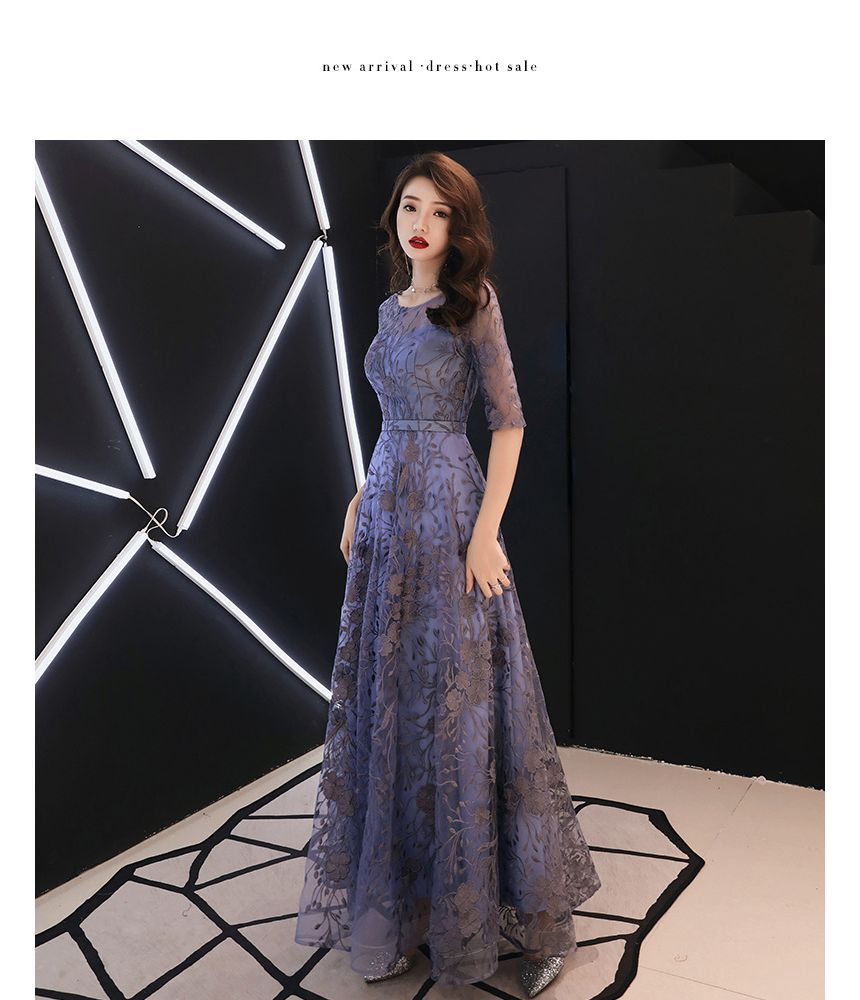 / Cocktail Gown Dress Evening A-Line Mesh