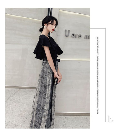 Short-Sleeve Gown A-Line Dress Cocktail Evening /