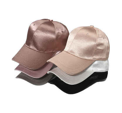 Plain Satin Baseball Cap