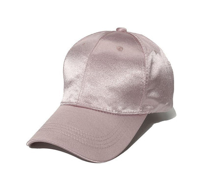 Plain Satin Baseball Cap