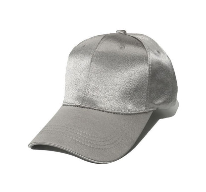 Plain Satin Baseball Cap