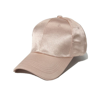 Plain Satin Baseball Cap