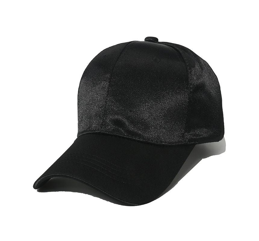 Plain Satin Baseball Cap