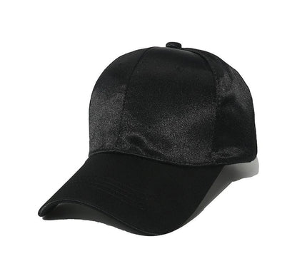 Plain Satin Baseball Cap