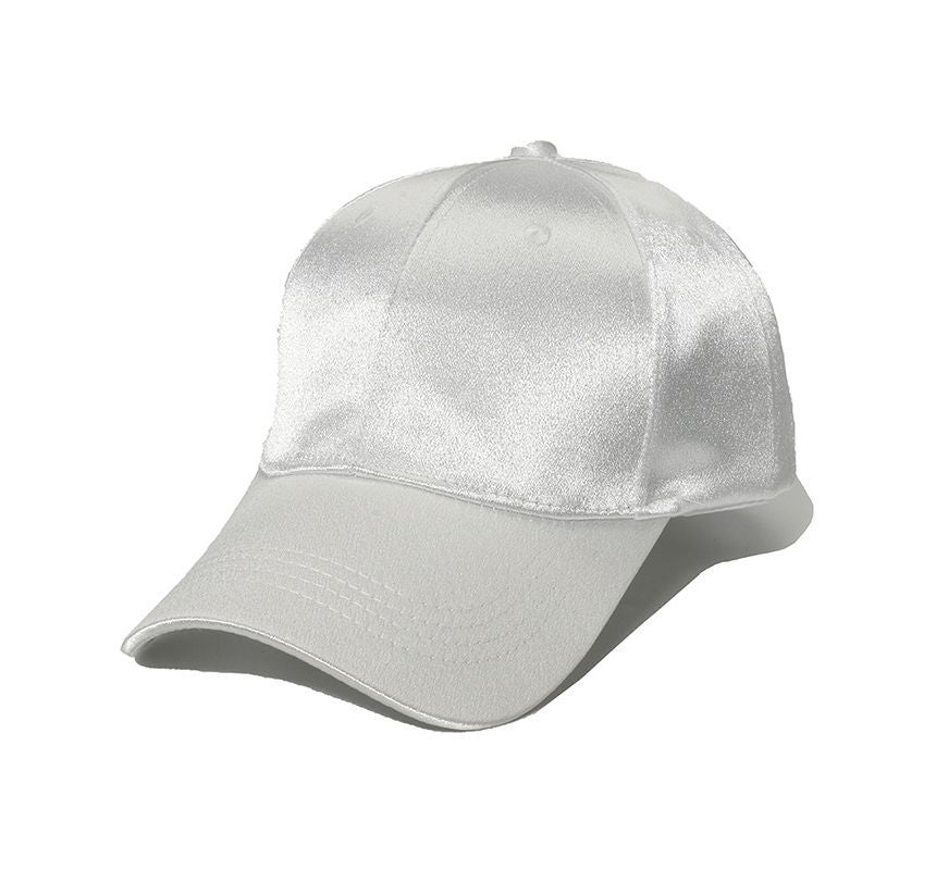 Plain Satin Baseball Cap