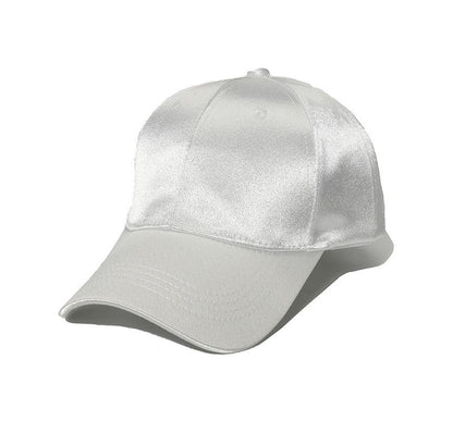 Plain Satin Baseball Cap
