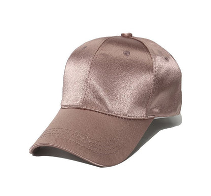 Plain Satin Baseball Cap