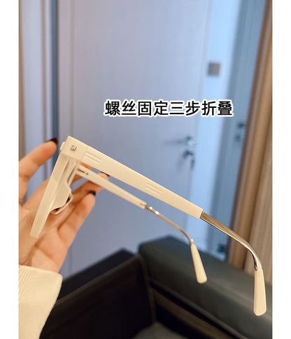 Foldable Round Sunglasses