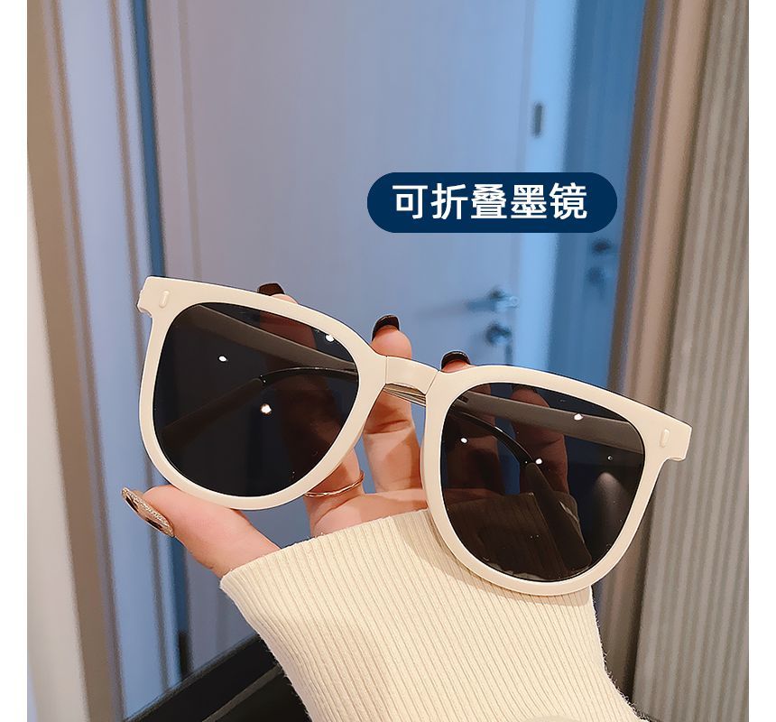 Foldable Round Sunglasses