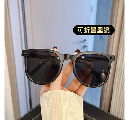 Foldable Round Sunglasses