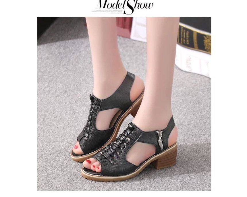 Block-Heel Sandals
