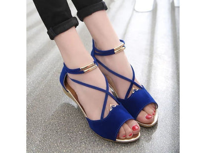 Sandals Ankle-Strap Low-Heel