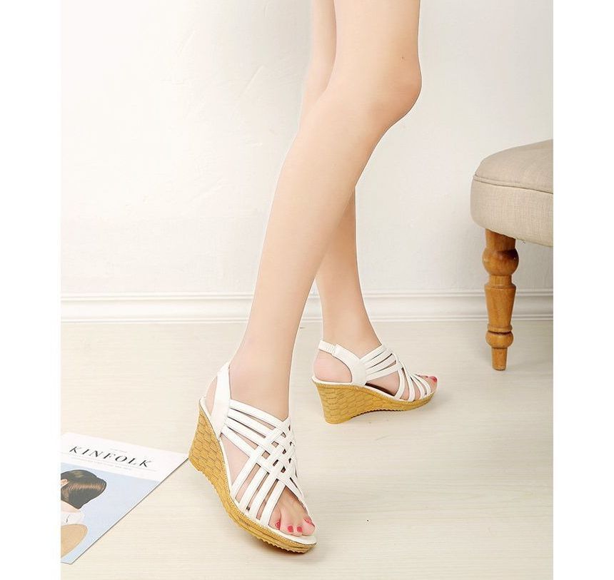 Sandals Wedge-Heel Strappy