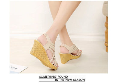 Sandals Wedge-Heel Strappy