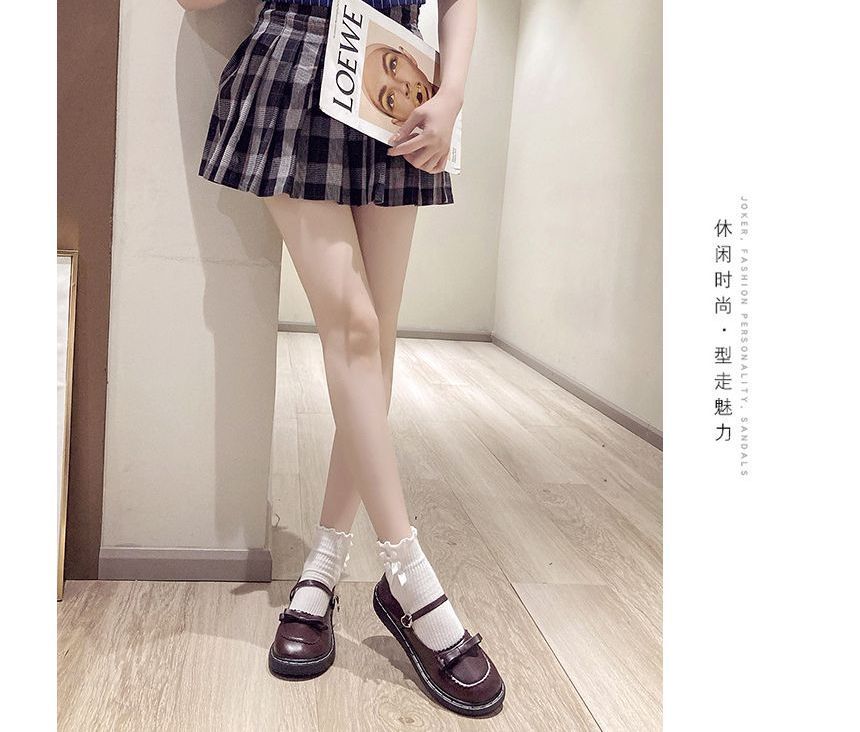 Bow Accent Mary Jane Shoes