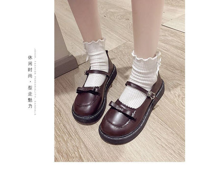 Bow Accent Mary Jane Shoes