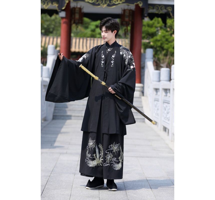 Embroidered Hanfu Costume / Robe / Set