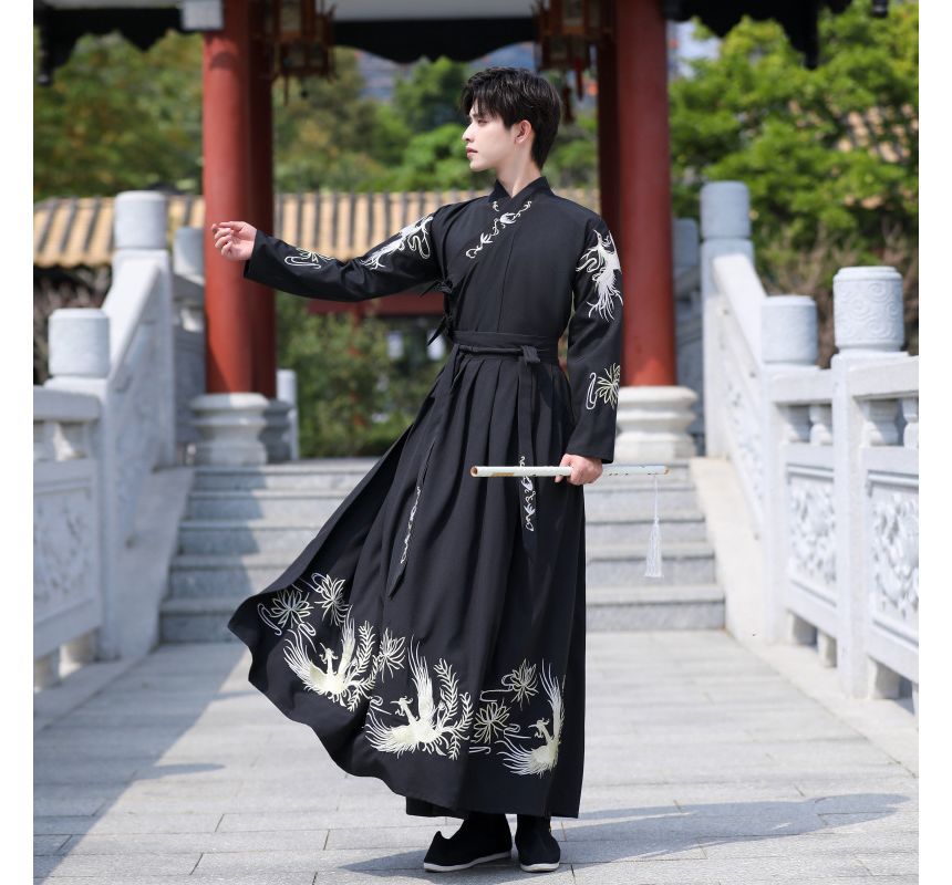 Embroidered Hanfu Costume / Robe / Set