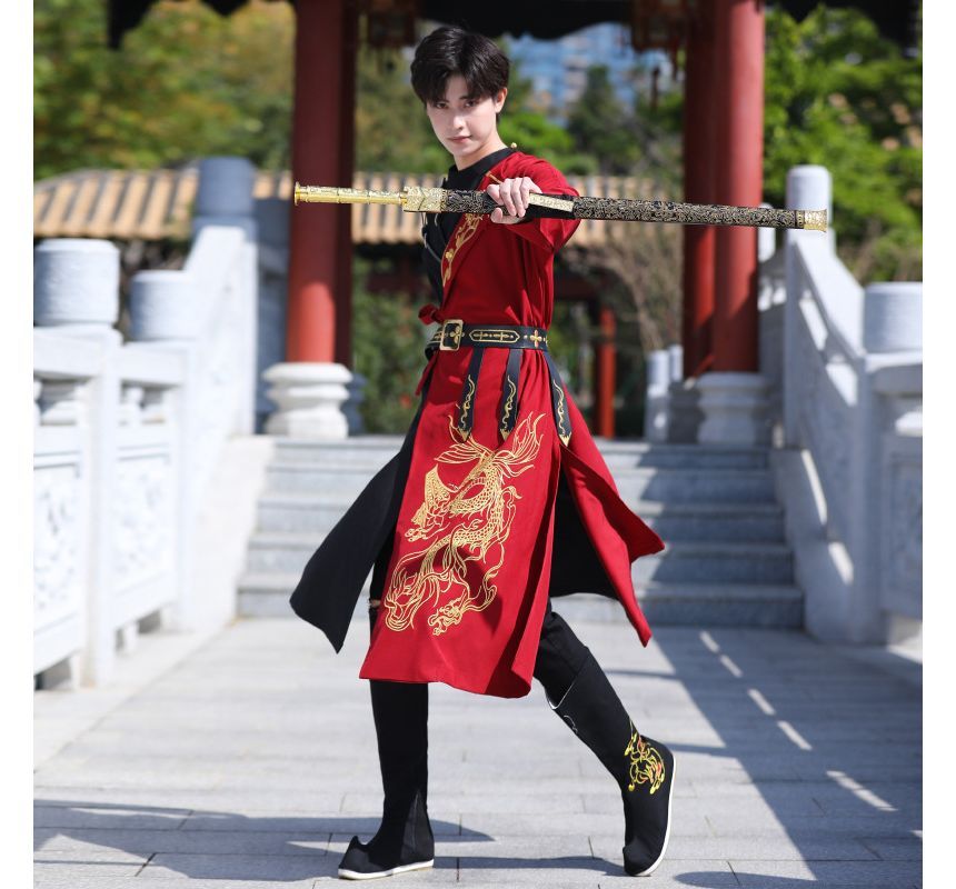 Embroidered Hanfu Costume / Belt / Set