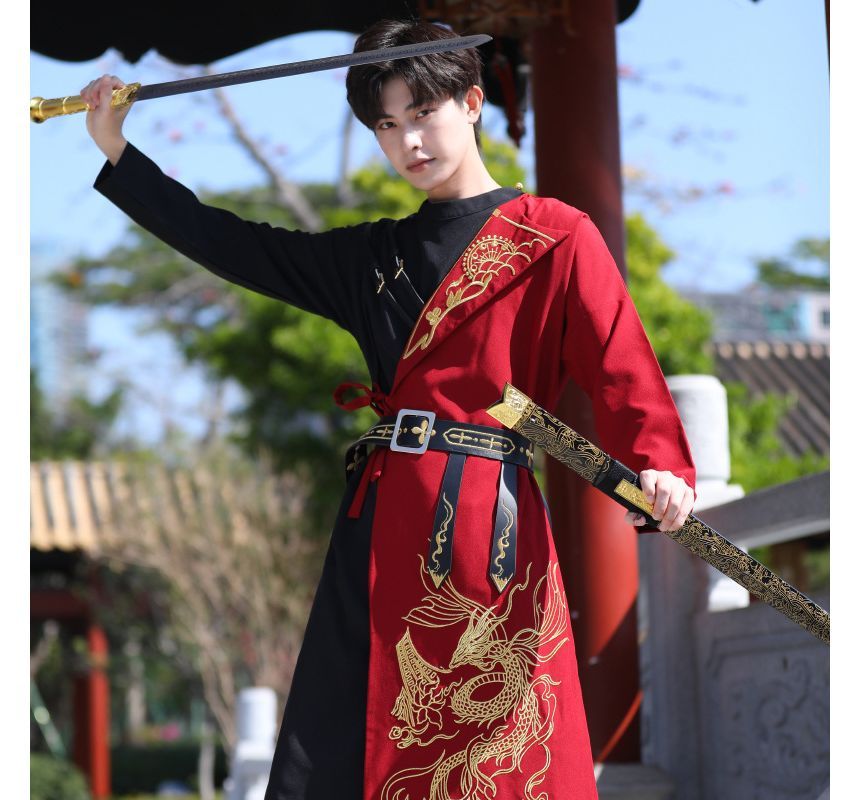 Embroidered Hanfu Costume / Belt / Set