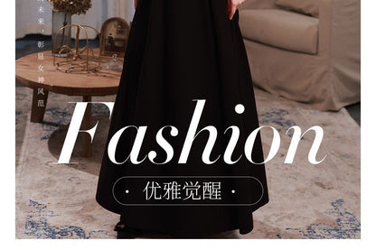 Long-Sleeve Faux Pearl Trim Cocktail Dress (Various Designs)