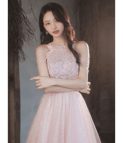 Sequin Strappy Sheath Evening Gown